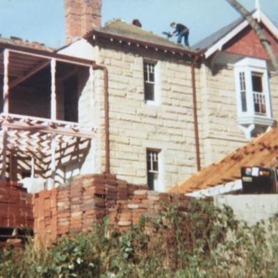 Roof and wall work