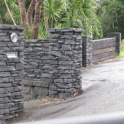 Stone entry way
